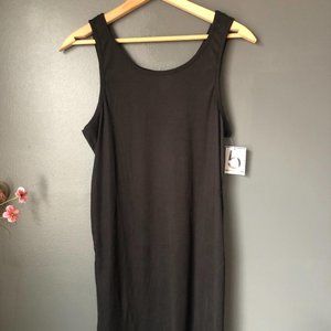 5 Style Black Tank Dress M NWT